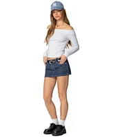 Edikted Women's Claudie Fold Over Top