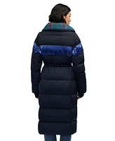 Scotch & Soda Women's Kaatye Core Fit Maxi Puffer With Oversized Collar