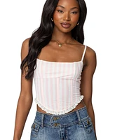 Edikted Women's Marlen Striped Corset