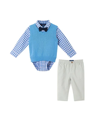Andy & Evan Baby Boys Long Sleeve Buttondown Pant Set