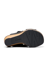 Clarks Collection Women's Seannah Nora Wedge Sandals