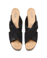 Clarks Collection Women's Seannah Nora Wedge Sandals