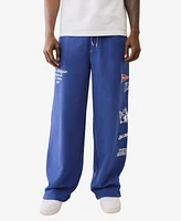 True Religion Men's Reverse Terry Baggy Sweatpants