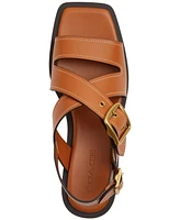 Coach Women's Archival Buckled Flat Sandals