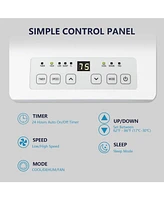 Zafro 10,000 Btu Portable Air Conditioners, Air Conditioner for Room Up to 450 Sq.Ft, 3-in-1 Portable Ac Unit Cool & Dehumidifier & Fan Modes with Rem