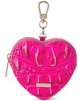 Brahmin Heart Rose Water Melbourne Leather Pouch