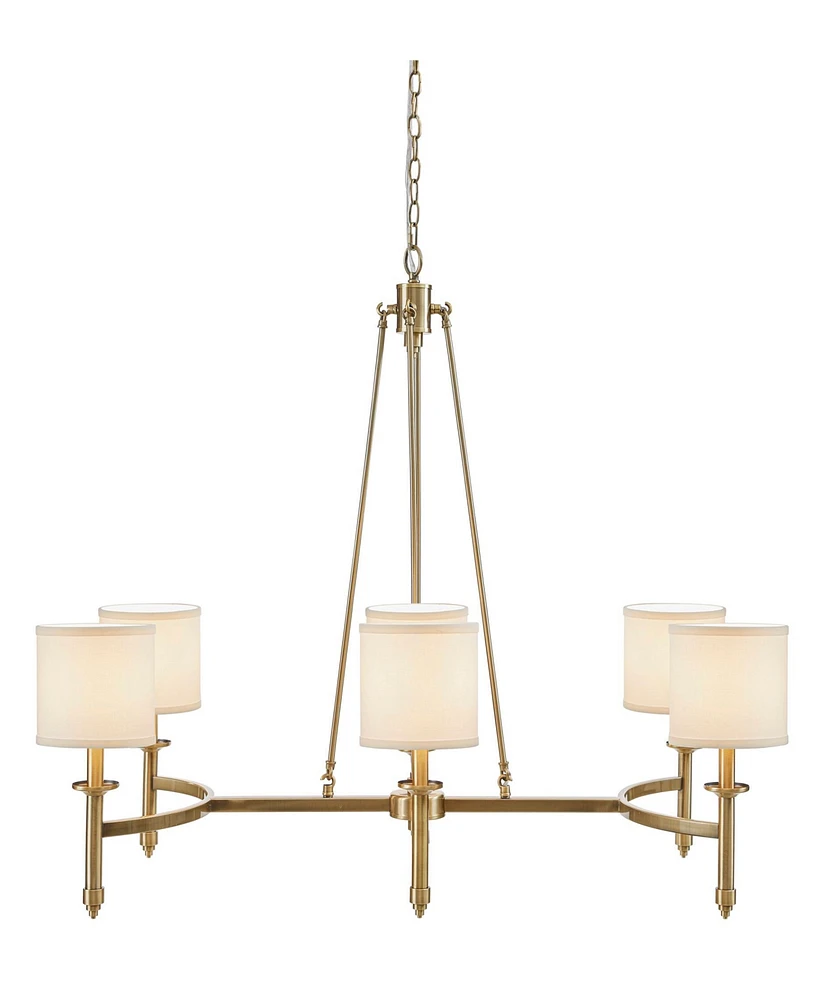 Hampton Hill 39.25" Elegenza 6-light Iron Chandelier