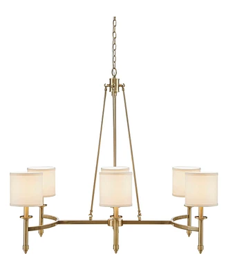 Hampton Hill 39.25" Elegenza 6-light Iron Chandelier