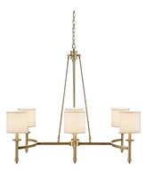 Hampton Hill 39.25" Elegenza 6-light Iron Chandelier
