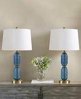 510 Design 26.5" Zirconia Faceted Glass Table Lamp
