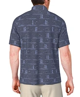 Pga Tour Men's Surfboard-Print Polo Shirt
