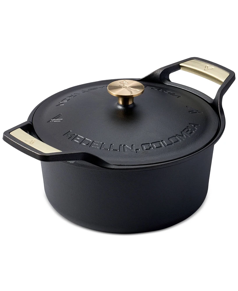 Victoria Signature Series 6 Qt Cast Iron Dutch Oven with Lid