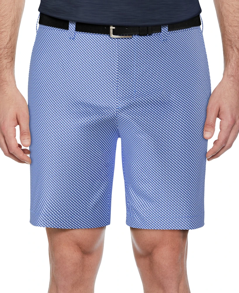 Pga Tour Men's Micro-Geo Printed 8" Shorts