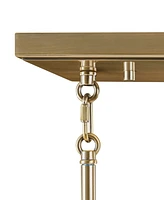 Ink+Ivy 77.5" Curiana 5-light Linear Iron Chandelier