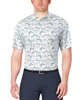 Pga Tour Men's Toucan-Pattern Polo Shirt