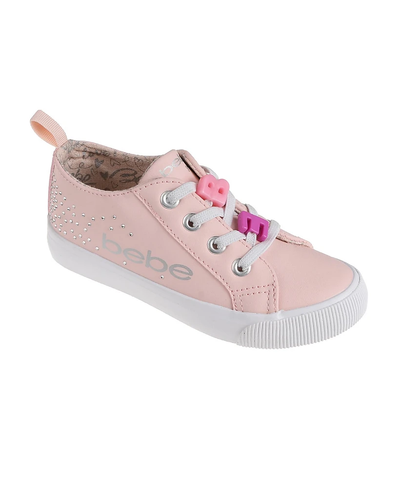 Bebe Toddler Girls Rhinestone Laces Sneakers