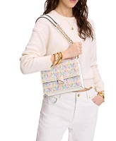 Kate Spade New York Deco Tweed Chain Strap Mini Shoulder Bag