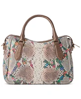 Brahmin Micaela Multi Piaffe Leather Satchel