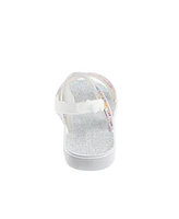 Bebe Toddler Girls Loose Glitter Straps Sandals