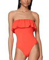 Kate Spade New York Women's Ruffle One-Piece Swimsuit