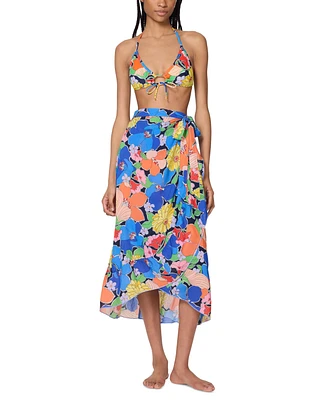 Kate Spade New York Women's Ruffle-Trimmed Pareo Cover-Up