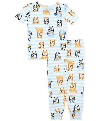 Bluey Toddler Boys Short-Sleeve Top & Pants Pajamas, 2 Piece Set