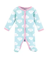 Luvable Friends Baby Girls Cotton Preemie Sleep and Play, Unicorns, Preemie