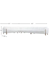 Briannie 4-Pc. Fabric L Sectional, Exclusively at Macy's