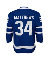 Outerstuff Big Boys and Girls Auston Matthews Blue Toronto Maple Leaves Home Premier Player Jersey