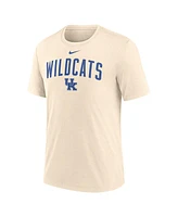 Nike Men's Cream Kentucky Wildcats Natural Arch Logo Tri-Blend T-Shirt