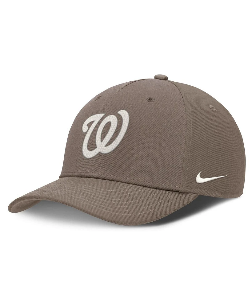 Nike Men's Brown Washington Nationals Rise Performance Adjustable Hat
