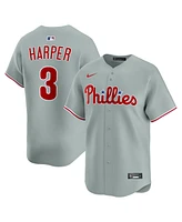 Nike Men's Bryce Harper Gray Philadelphia Phillies Alternate Limited Player Jersey