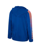 Nike Men's Royal Los Angeles Dodgers Authentic Collection Raglan Short Sleeve Windshirt
