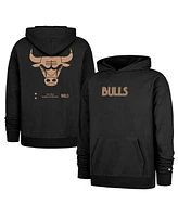 '47 Brand Men's Black Chicago Bulls 2024/25 City Edition Double Crossover Foundation Pullover Hoodie