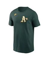 Nike Men's Reggie Jackson Green Athletics Fuse Name Number T-Shirt