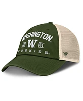 Fanatics Men's Olive Washington Huskies Oht Military Appreciation Frontier Trucker Adjustable Hat