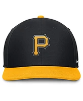 Nike Men's Black/Gold Pittsburgh Pirates Pro Performance Snapback Hat