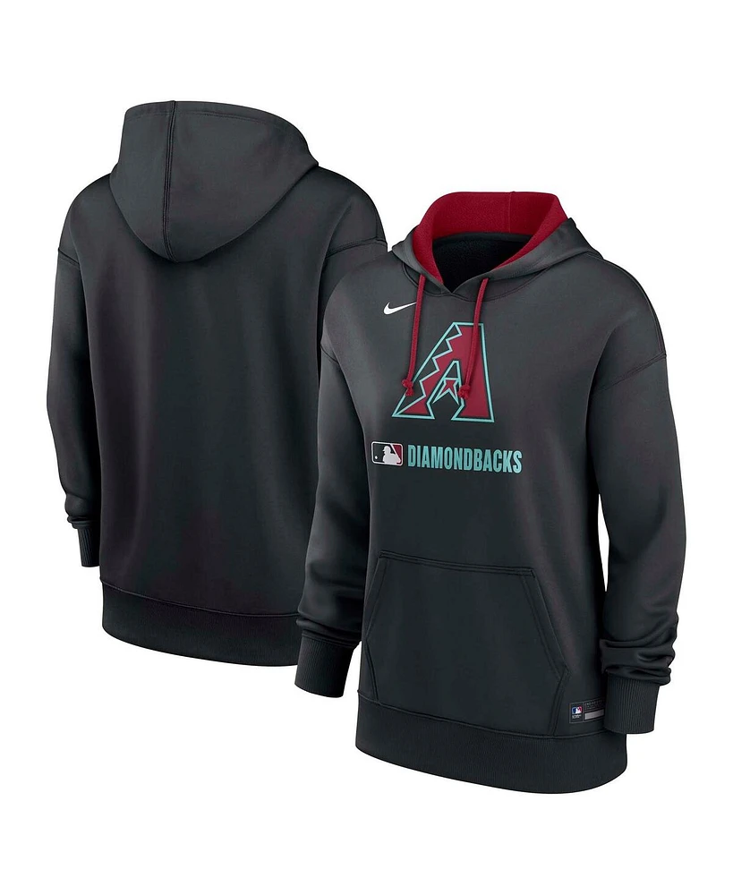 Nike Women's Black Arizona Diamondbacks Authentic Collection Performance Pullover Hoodie