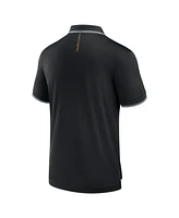 Fanatics Men's Black Vegas Golden Knights Front Office Move Mono Polo Shirt