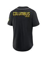 Fanatics Men's Black Columbus Crew Injury Time Baseball Jersey