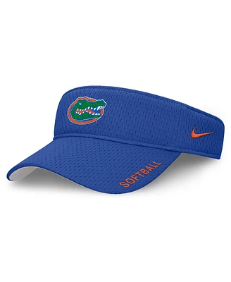 Nike Men's and Women's Royal Florida Gators 2025 Dugout Softball Ace Performance Adjustable Visor Hat