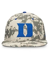 Nike Men's Digital Camo Duke Blue Devils 2025 Dugout True Performance Fitted Hat