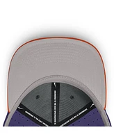 Nike Men's White/Purple Clemson Tigers On-Field Dugout True Performance Fitted Hat
