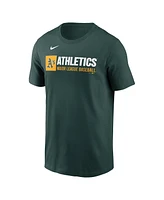Nike Men's Green Athletics Team Block T-Shirt