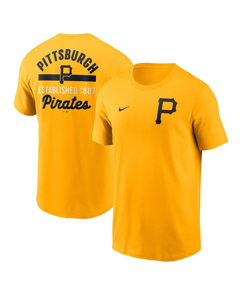 Nike Men's Gold Pittsburgh Pirates T-Shirt