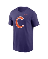 Nike Men's Purple Clemson Tigers Baseball Logo T-Shirt