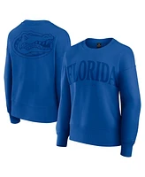 Fanatics Women's Royal Florida Gators Supersoft Flow Fleece Pullover Sweatshirt