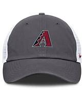 Nike Men's Gray Arizona Diamondbacks Adjustable Trucker Hat