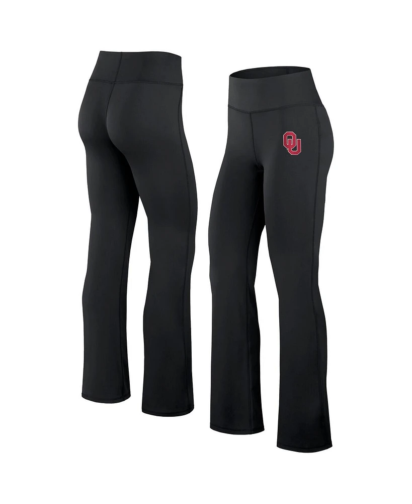 Fanatics Women's Black Oklahoma Sooners Training Camp Maxed Out Flare Leggings