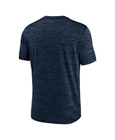 Nike Men's Navy West Virginia Mountaineers Campus Center Block Velocity Performance T-Shirt